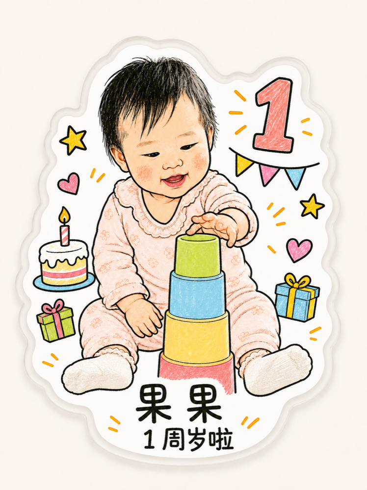 成长生日示例